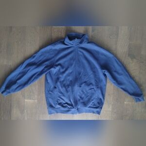 Sport-Tek Men's Zip-Up Navy Sweater